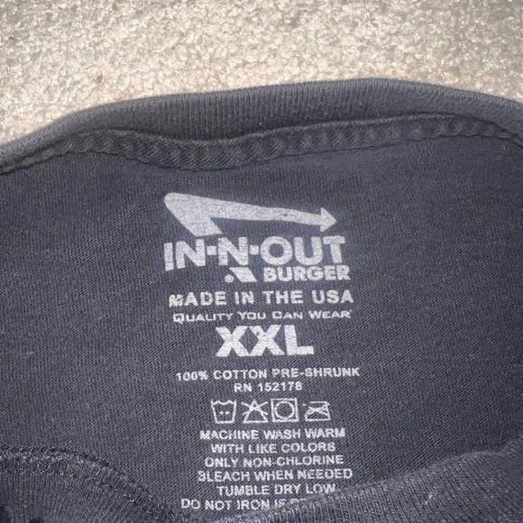 In-N-Out Burger Black Short Sleeve Tee - Picture 4 of 5
